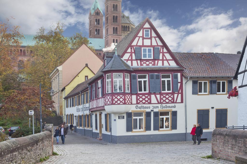 Gasthaus Zum Halbmond Hotel Speyer Buitenkant foto
